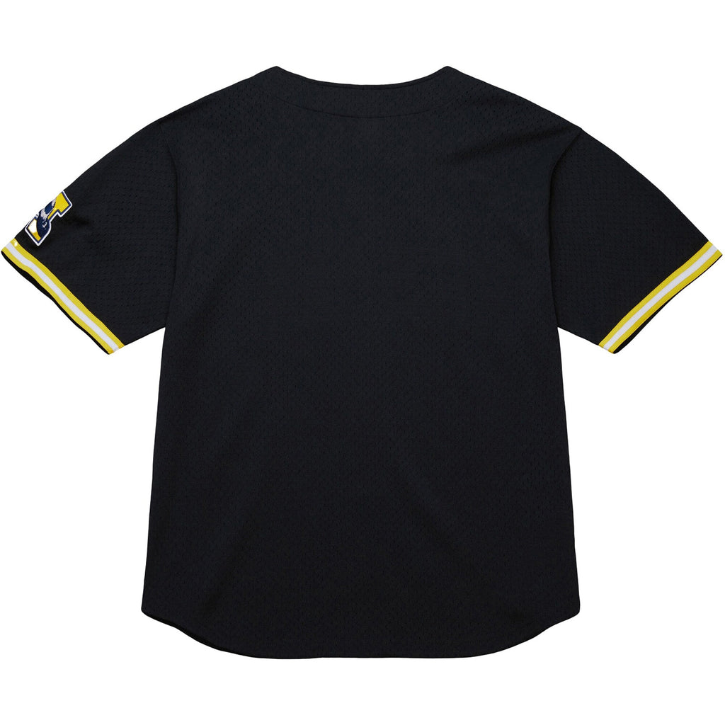 Black Michigan Wolverines On The Clock Full-Button Fashion Jersey