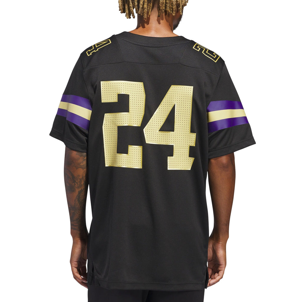 #24 Black Washington Huskies Alternate Premier Strategy Jersey