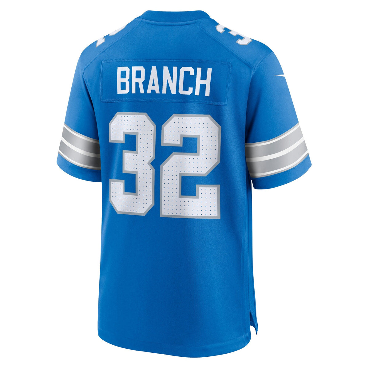 Detroit Lions Brian Branch Blue Game Football Jersey