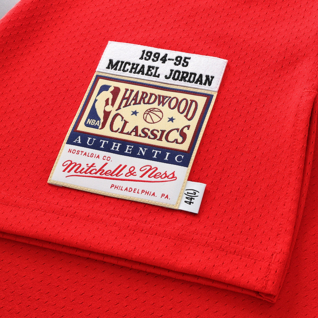 Chicago Bulls Michael Jordan 1994-95 Road 45 Jersey - Red