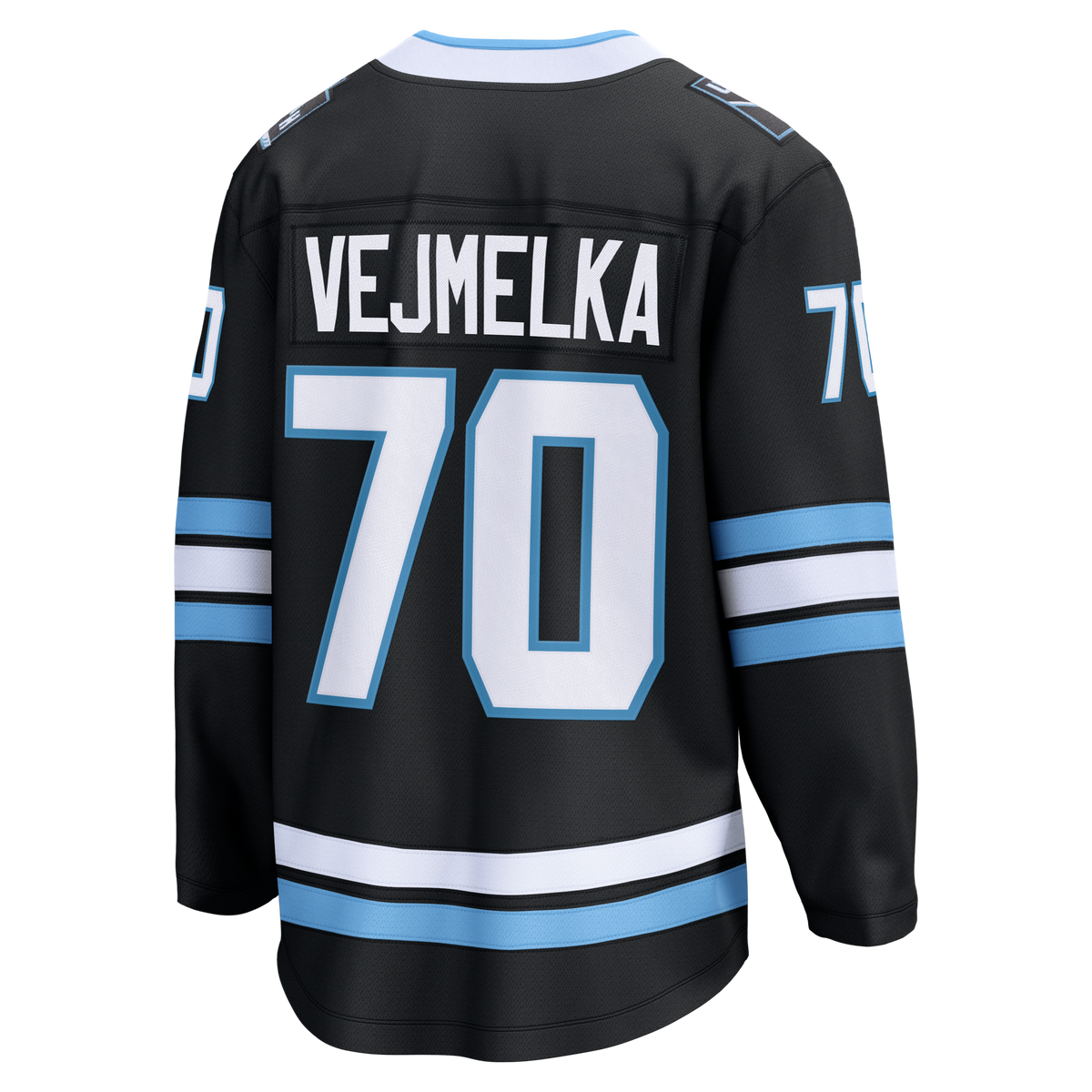 Utah Mammoth Karel Vejmelka Black Home Breakaway Hockey Jersey