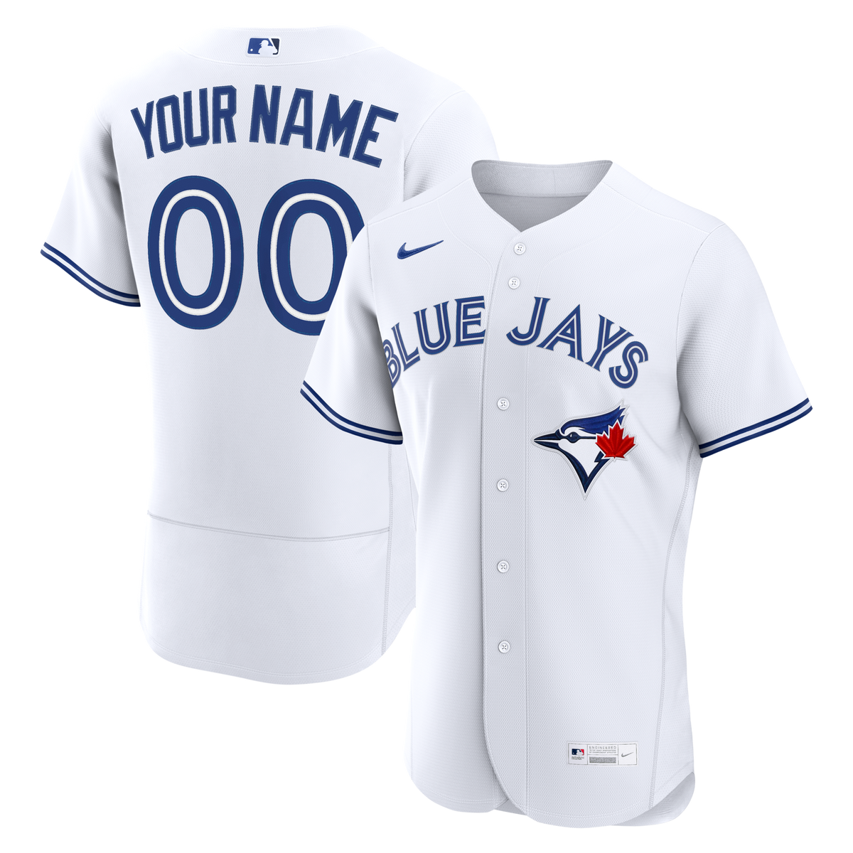 Toronto Blue Jays White Home Custom Baseball Jersey