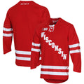Wisconsin Badgers UA Replica Hockey Jersey - Red