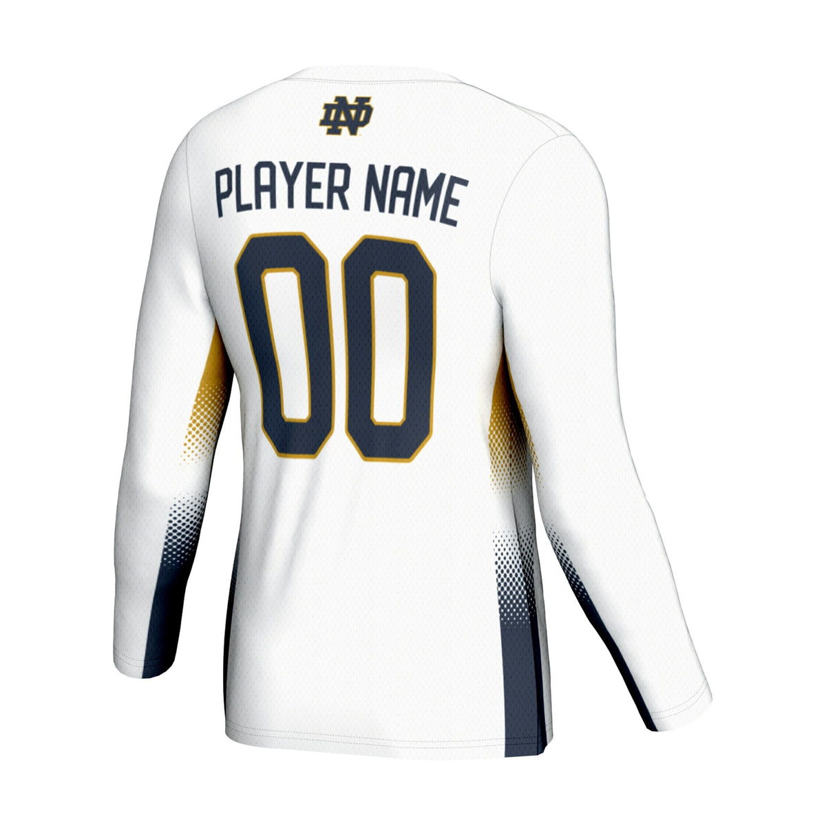Notre Dame Fighting Irish NIL Lightweight Volleyball Jersey - White