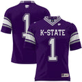 #1 Purple Kansas State Wildcats Football Jersey