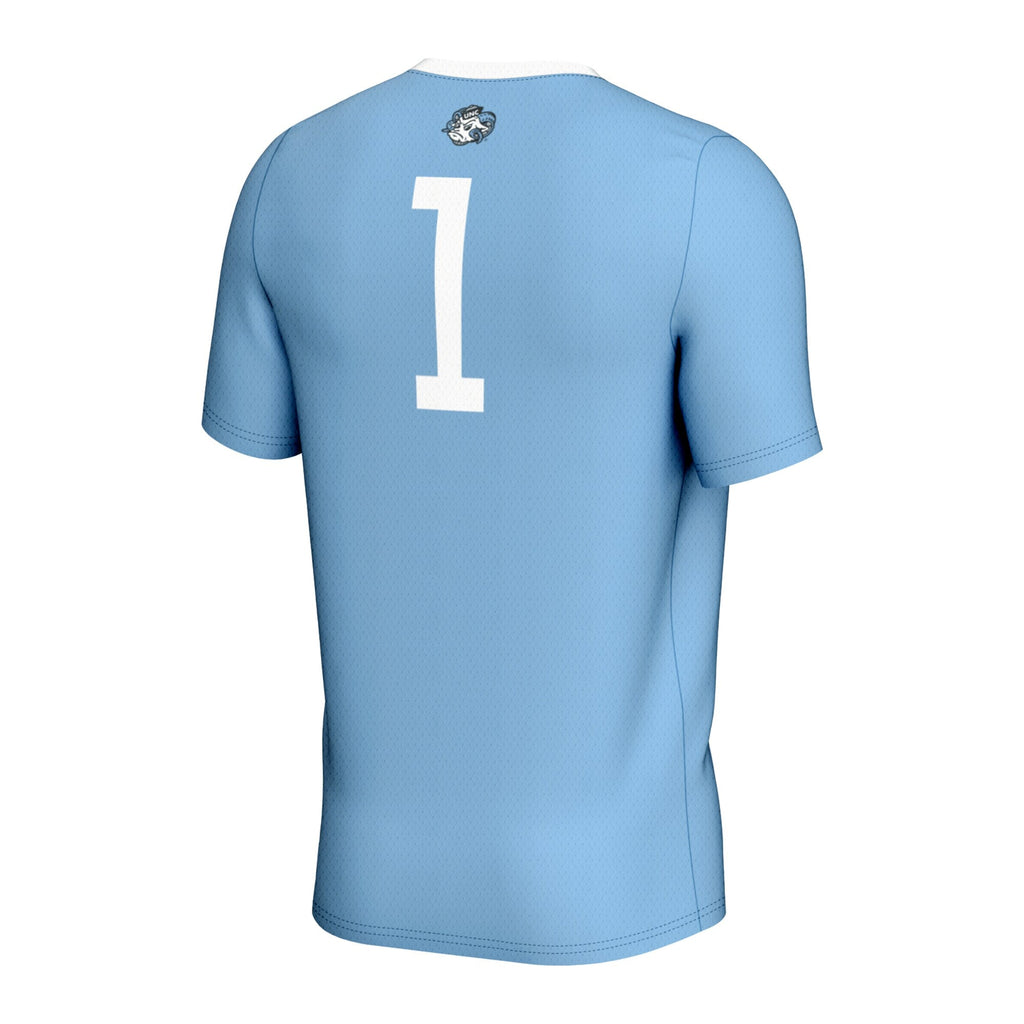 #1 North Carolina Tar Heels Soccer Jersey - Carolina Blue