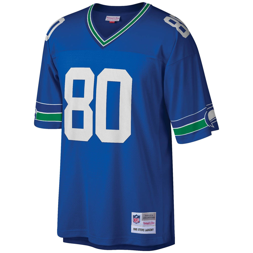 Seattle Seahawks Steve Largent Royal Legacy Replica Football Jersey