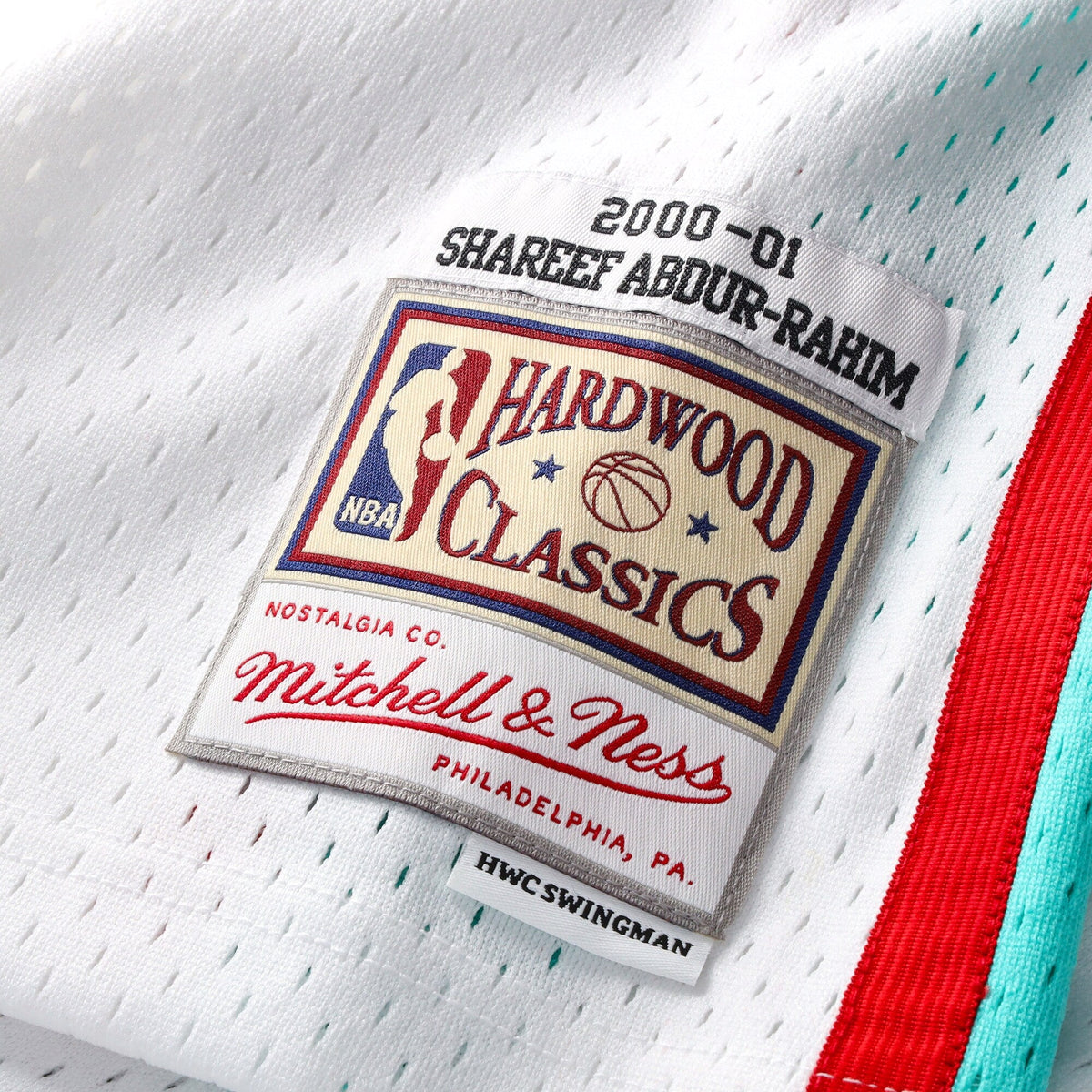 Vancouver Grizzlies Shareef Abdur-Rahim 2000 Swingman Jersey - White