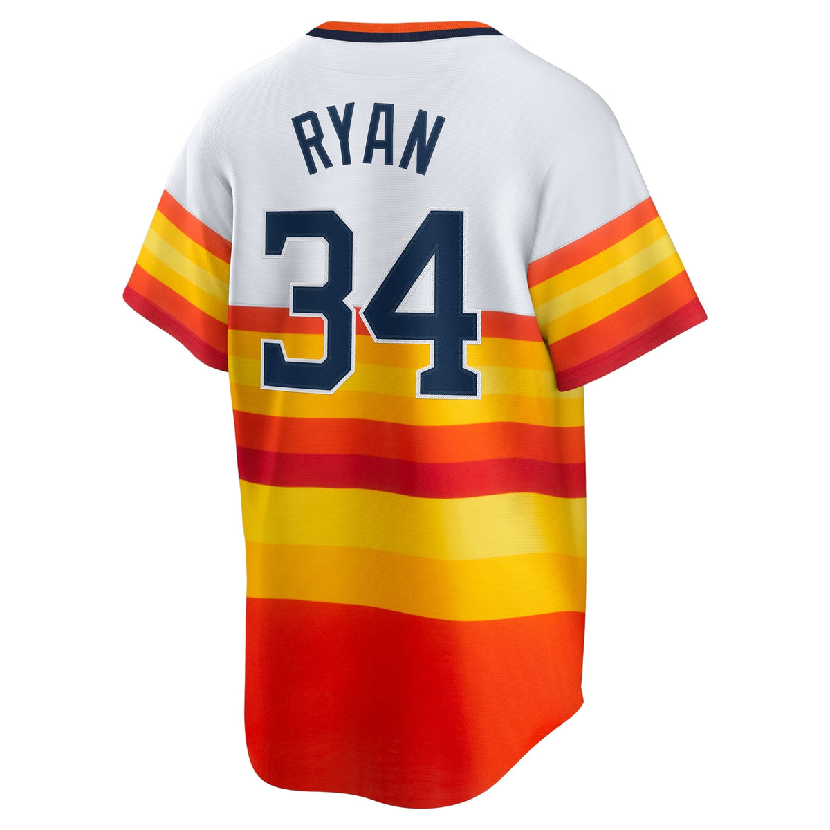 Houston Astros Nolan Ryan White Home Cooperstown Collection Player Baseball Jersey