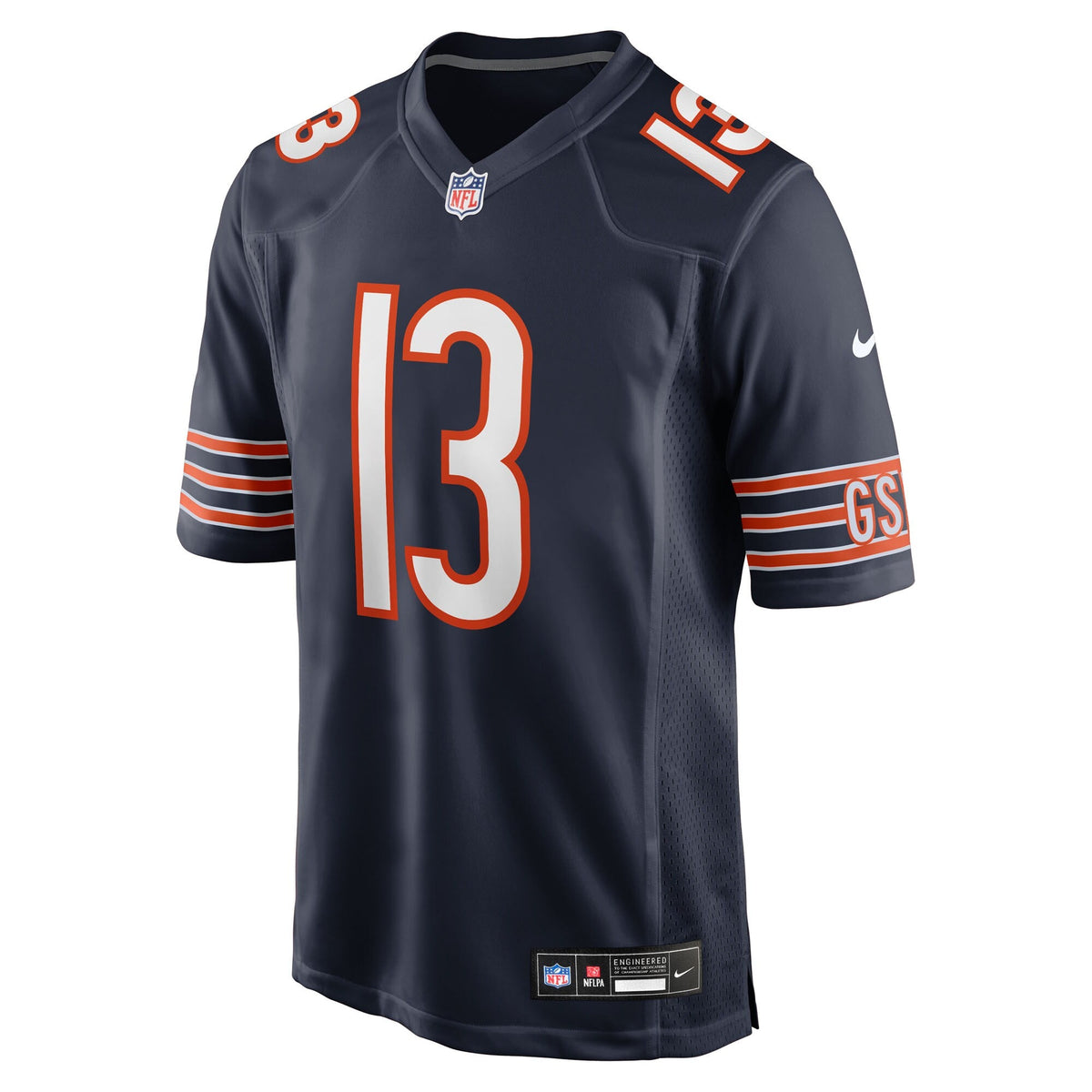 Chicago Bears Maurice Alexander Navy Team Game Football Jersey