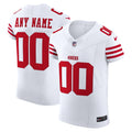 San Francisco 49ers White Vapor F.U.S.E. Elite Custom Football Jersey