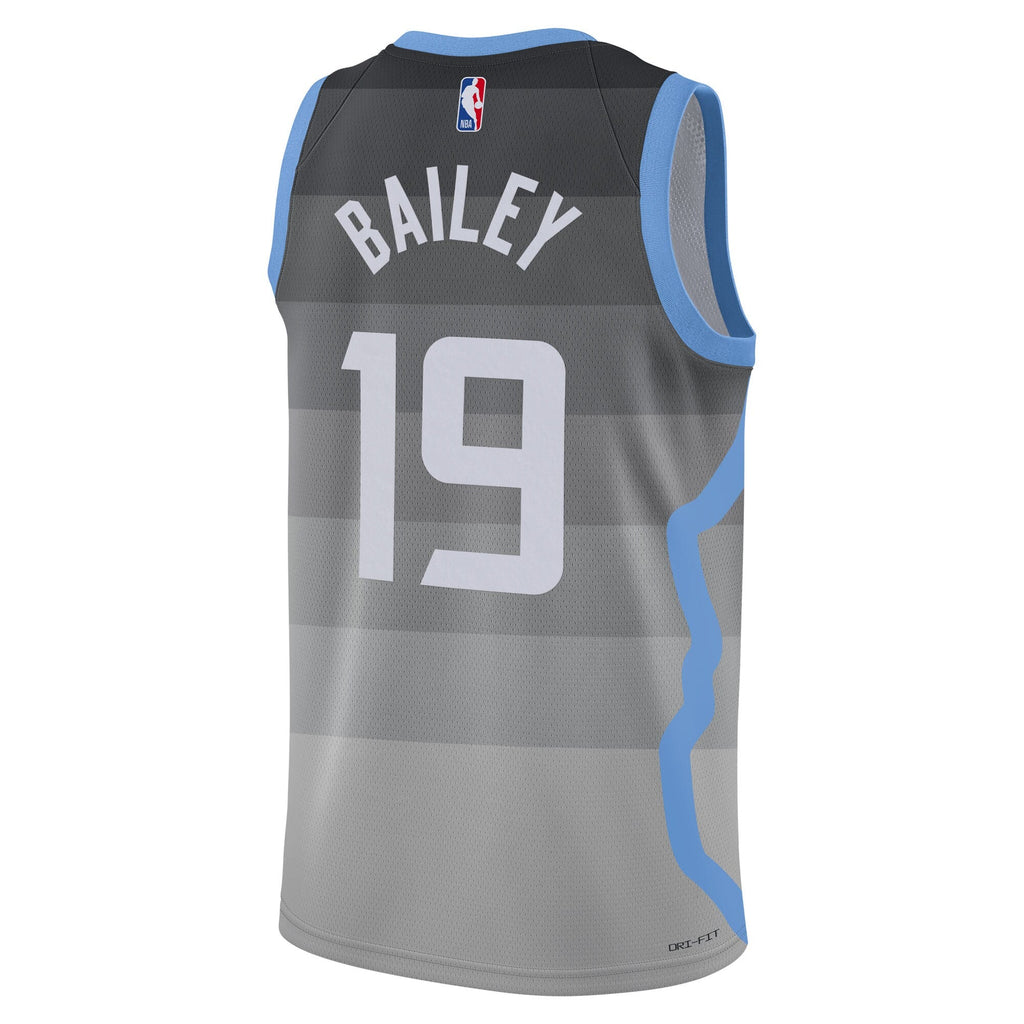 Utah Jazz 2025/26 City Edition Swingman Jersey - Gray - Ace Bailey