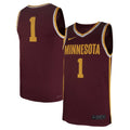 #1 Maroon Minnesota Golden Gophers Team Replica Basketball Jersey