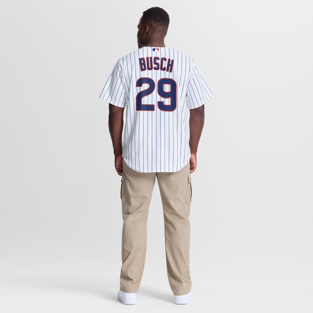 Chicago Cubs Michael Busch White Home Replica Baseball Jersey