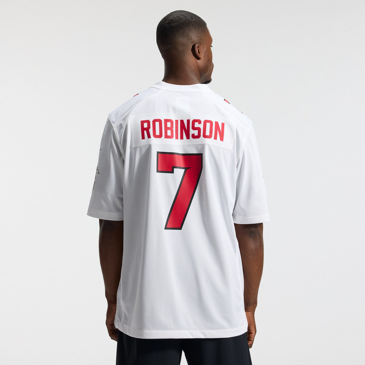 Atlanta Falcons Bijan Robinson White Game Football Jersey