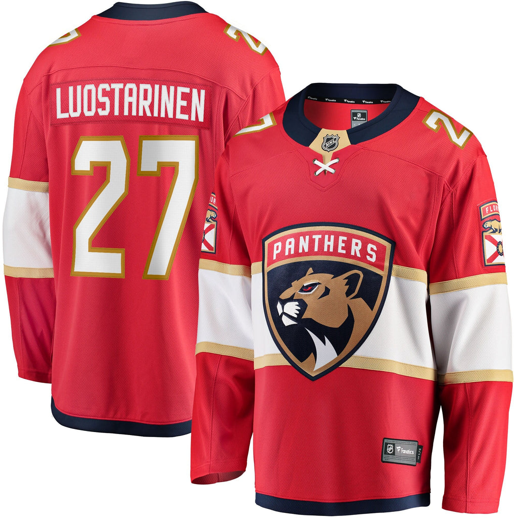 Florida Panthers Eetu Luostarinen Red Home Breakaway Player Hockey Jersey
