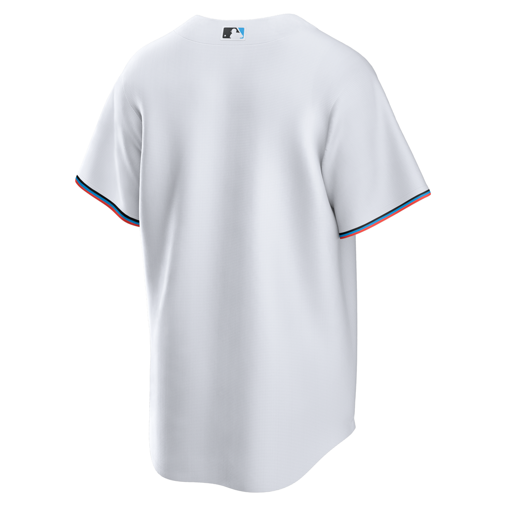 Miami Marlins White Home Big & Tall Replica Baseball Jersey