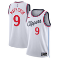 Los Angeles Clippers Replica Association Edition Swingman Jersey - White - Bennedict Mathurin