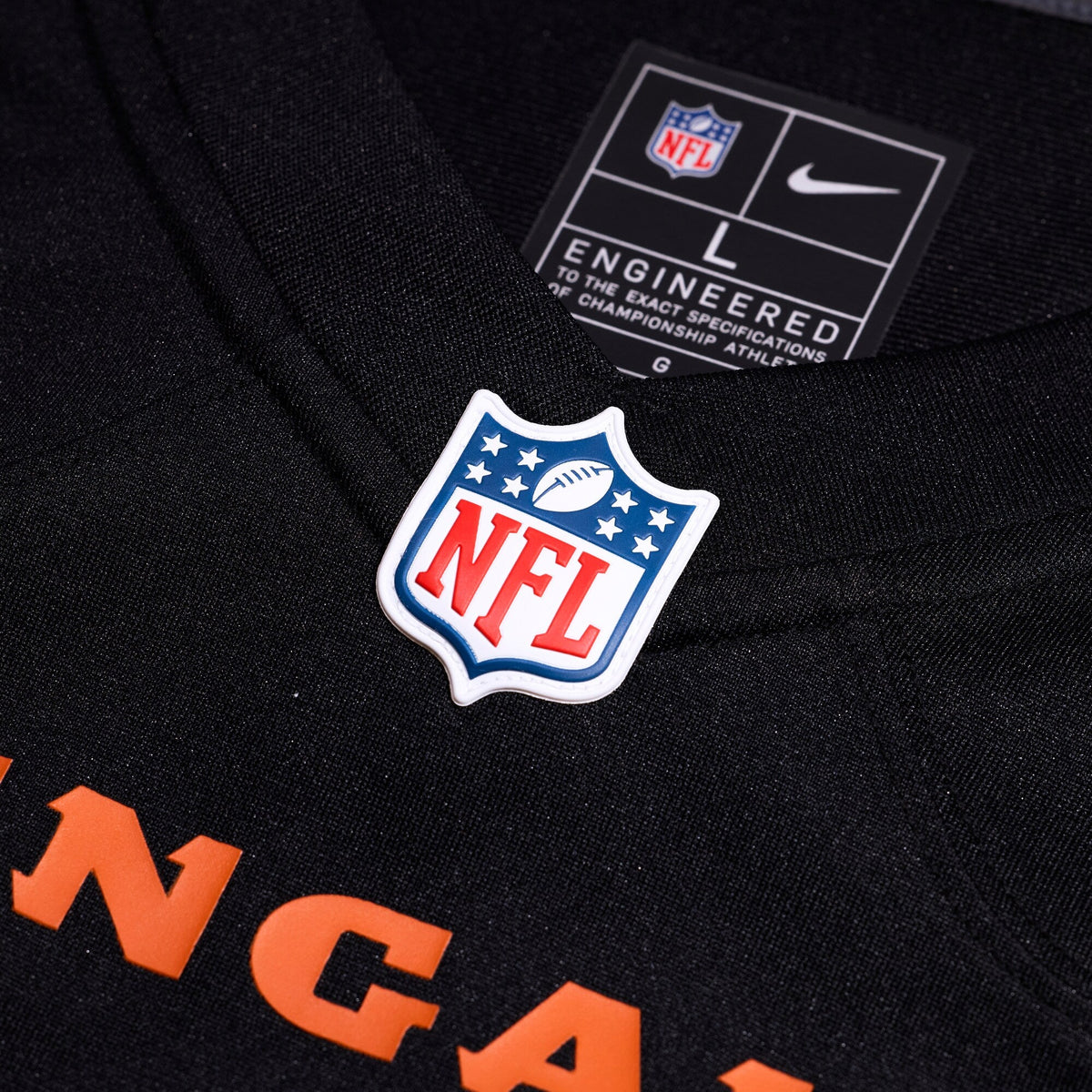 Cincinnati Bengals DJ Turner II Black Team Game Football Jersey