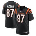 Cincinnati Bengals Tanner Hudson Black Home Game Player Football Jersey