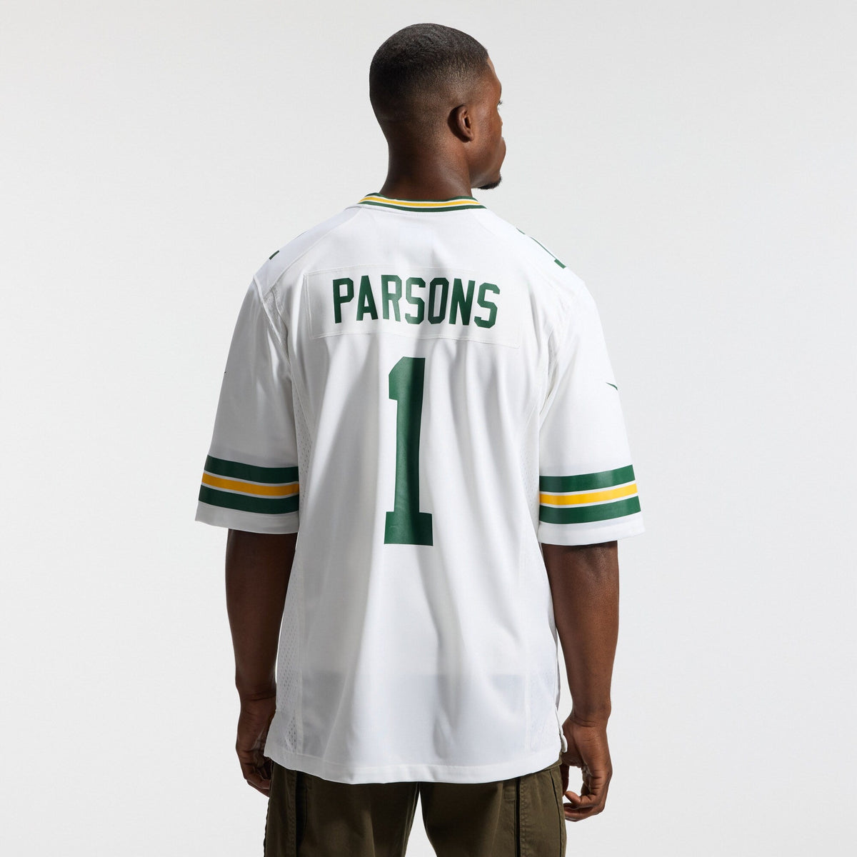 Green Bay Packers Micah Parsons White Game Player Football Jersey