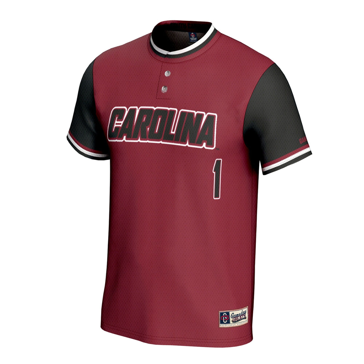 South Carolina Gamecocks Lightweight Collegiate Softball Fashion Jersey - Garnet
