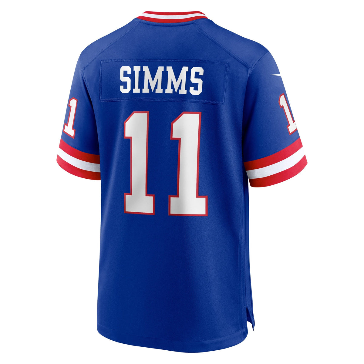 New York Giants Phil Simms Royal Retired Player Alternate Game Football Jersey