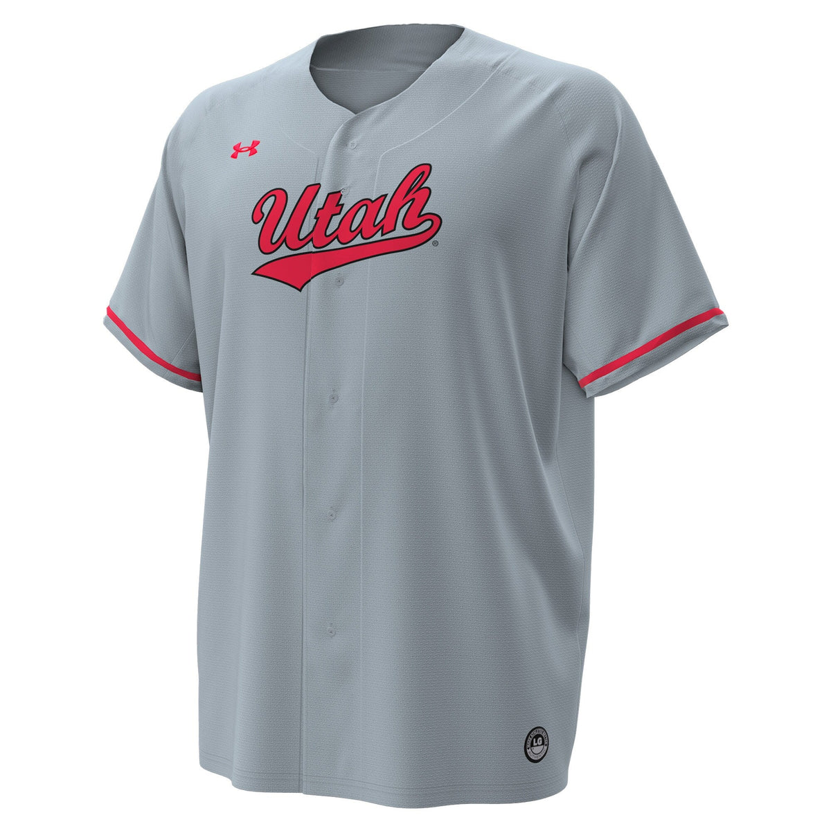 Utah Utes Replica Baseball Jersey - Gray
