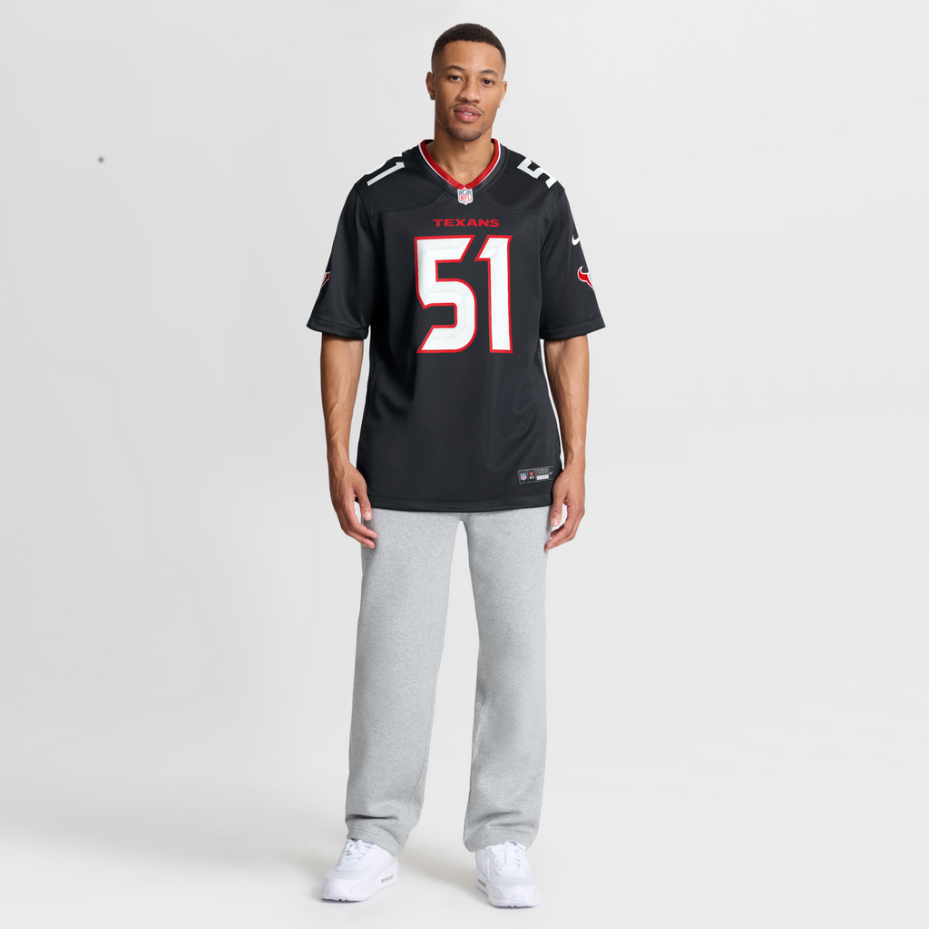 Houston Texans Will Anderson Jr. Navy Game Football Jersey