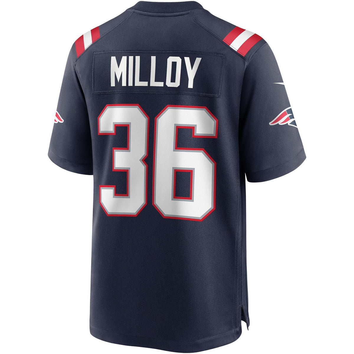 New England Patriots Lawyer Milloy Navy Game Retired Player Football Jersey