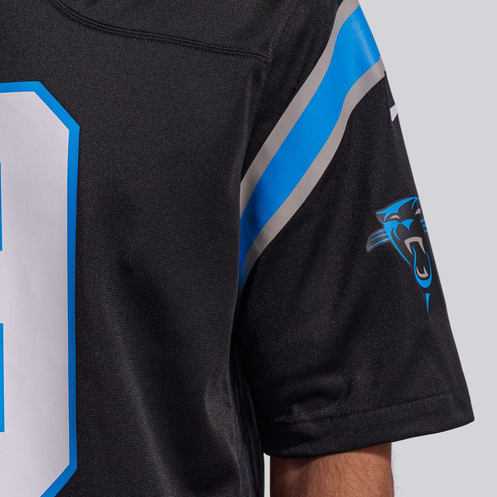 Carolina Panthers Bryce Young Black Team Game Football Jersey