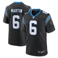 Carolina Panthers Sam Martin Black Team Game Football Jersey