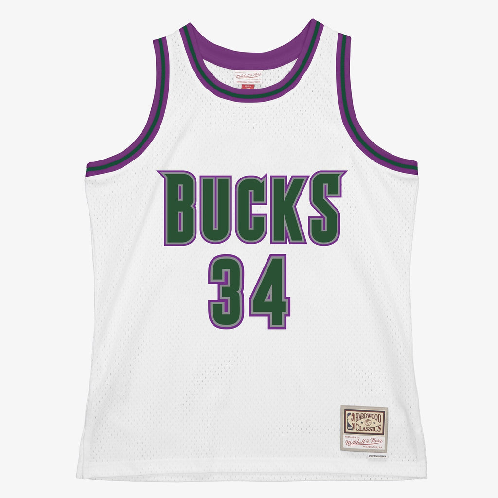 Milwaukee Bucks Ray Allen 1996 Swingman Jersey - White