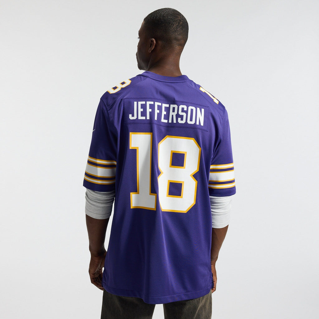 Minnesota Vikings Justin Jefferson Purple Classic Player Game Football Jersey