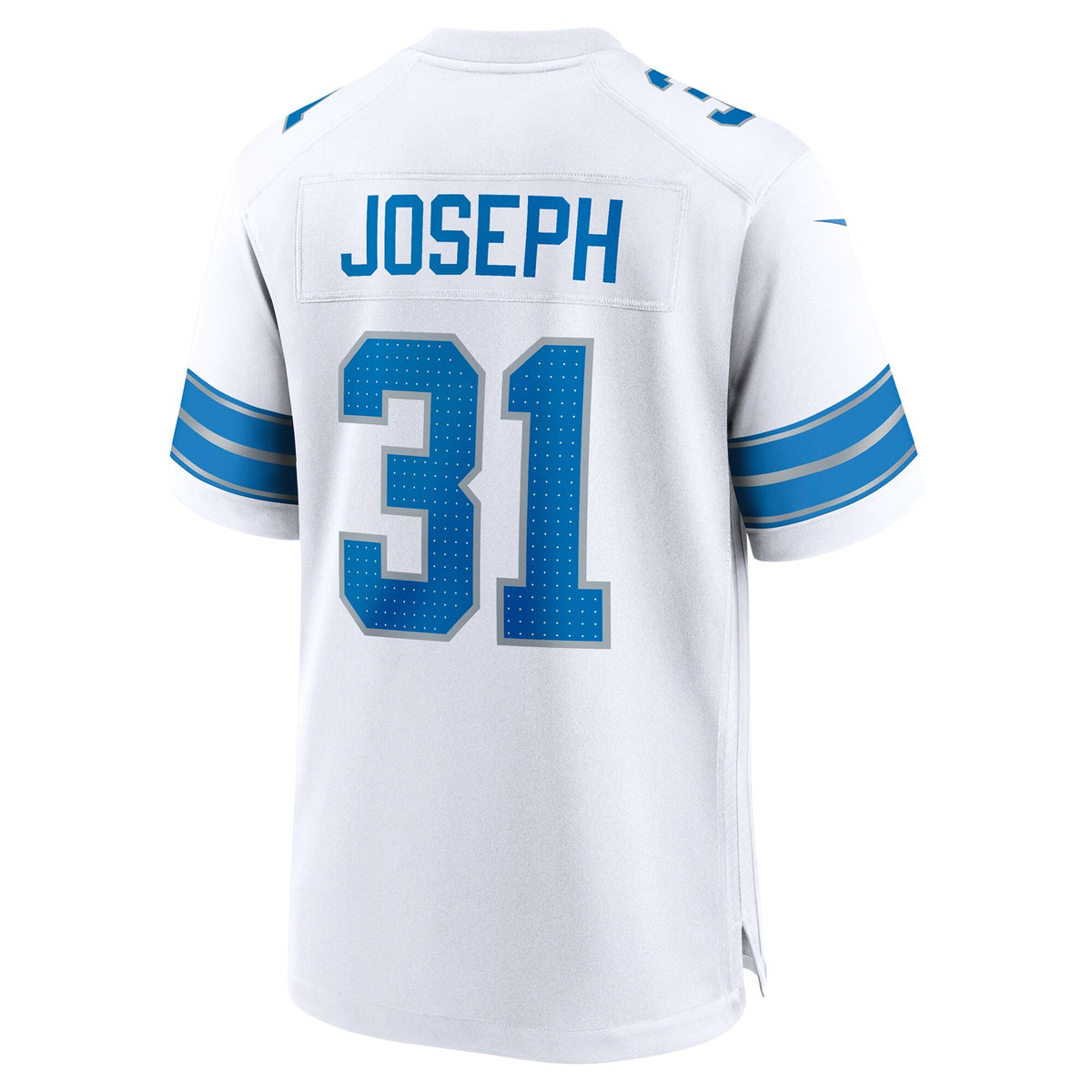 Detroit Lions Kerby Joseph White Game Football Jersey