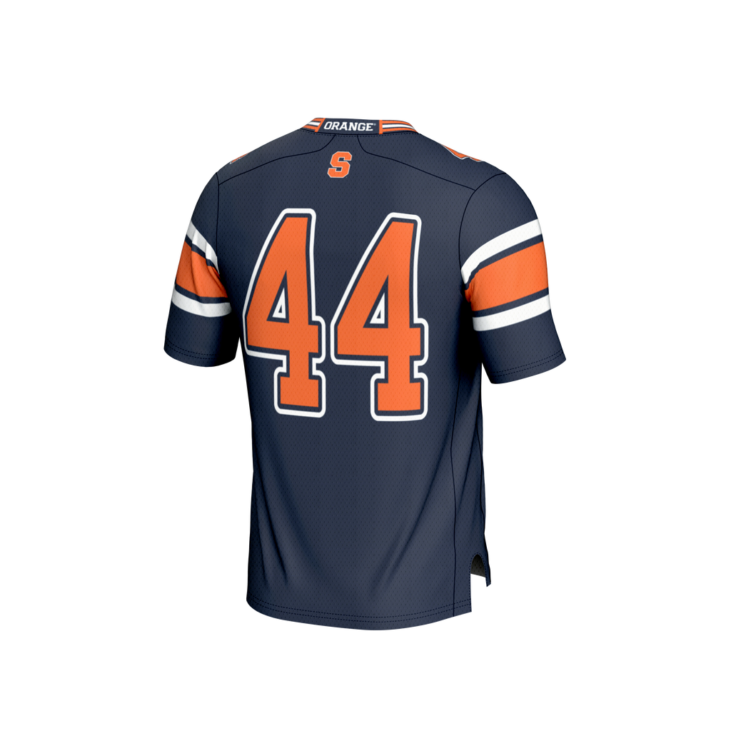 Navy #44 Syracuse Orange Lightweight Collegiate Football Fashion Jersey