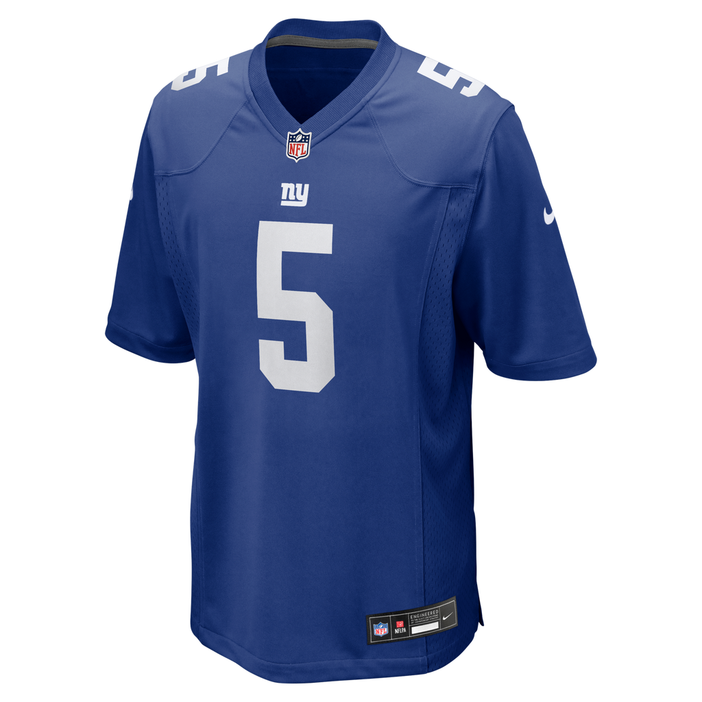 New York Giants Kayvon Thibodeaux Royal Player Game Football Jersey