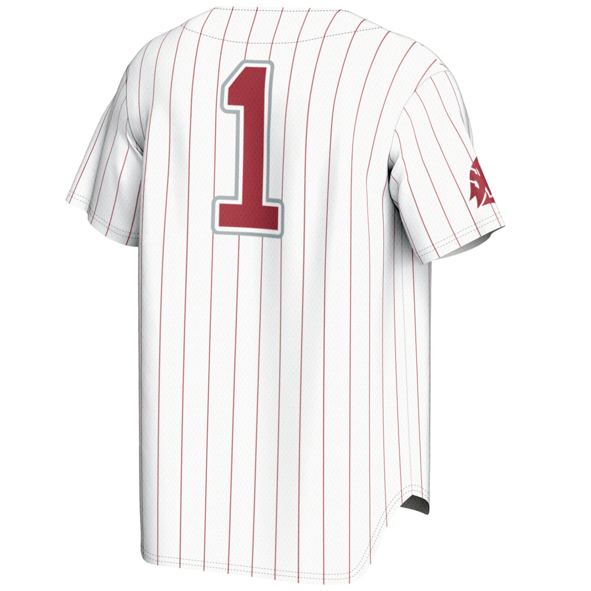 #1 White Washington State Cougars Lightweight Baseball Jersey