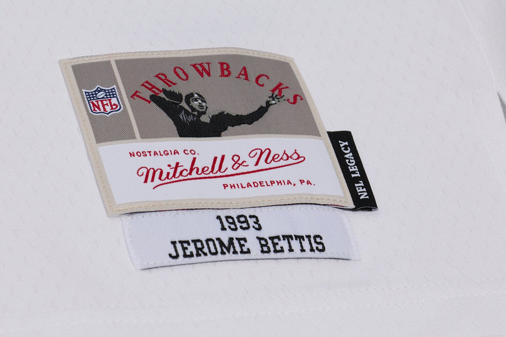 Los Angeles Rams Jerome Bettis White Retired Legacy Replica Player Football Jersey