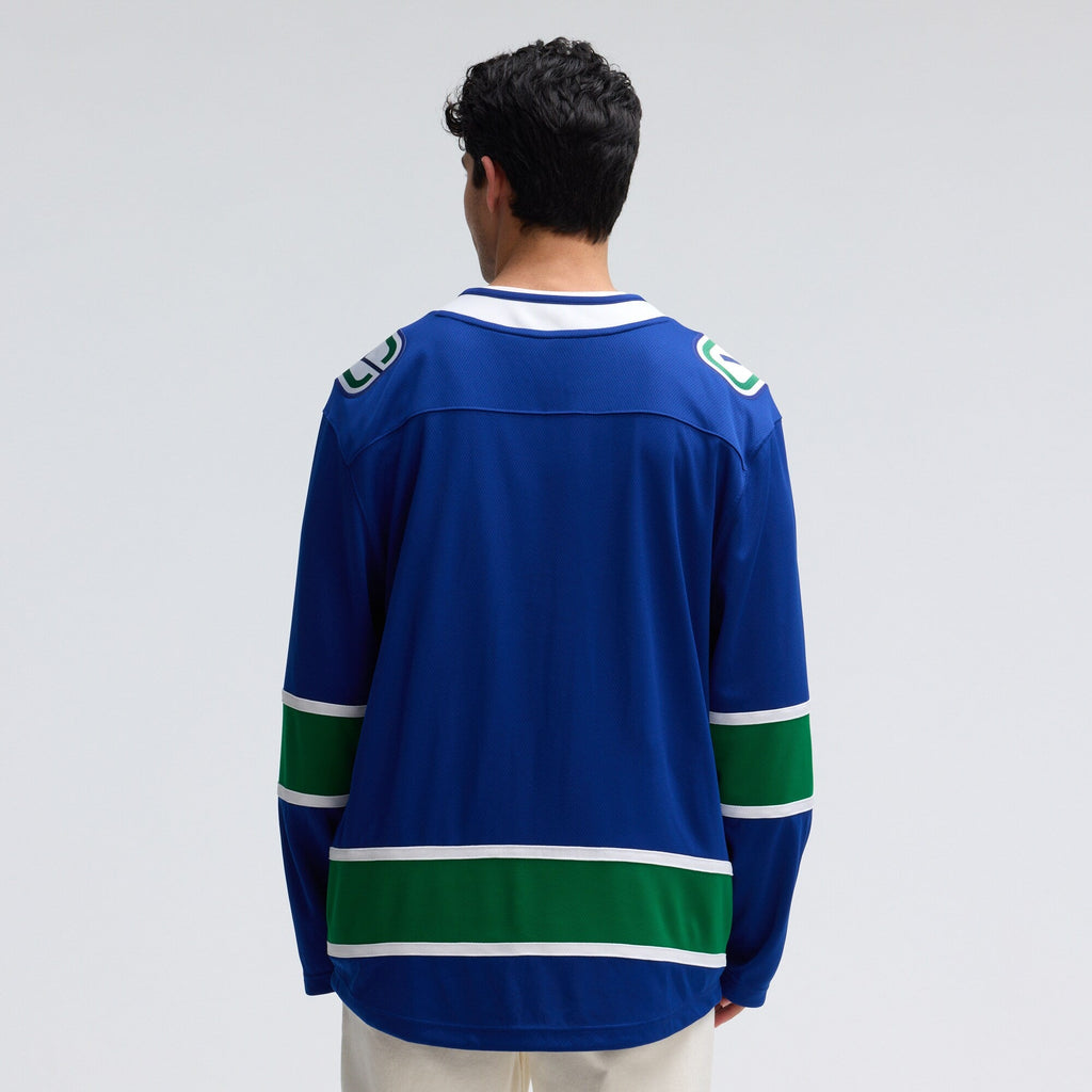 Vancouver Canucks Blue Home Team Breakaway Hockey Jersey