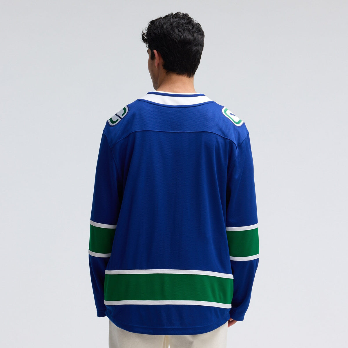 Vancouver Canucks Blue Home Team Breakaway Hockey Jersey