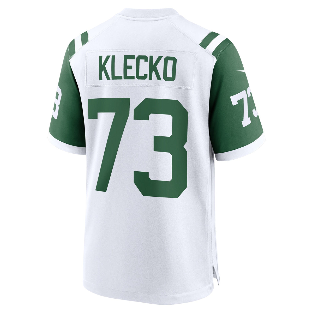 New York Jets Joe Klecko White Retired Player Alternate Game Football Jersey
