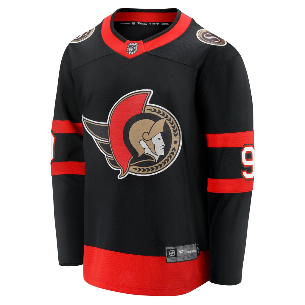 Ottawa Senators Josh Norris Black Home Breakaway Hockey Jersey