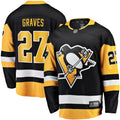 Pittsburgh Penguins Ryan Graves Black Home Breakaway Hockey Jersey