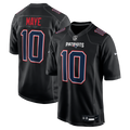 New England Patriots Drake Maye Carbon Black Game Football Jersey