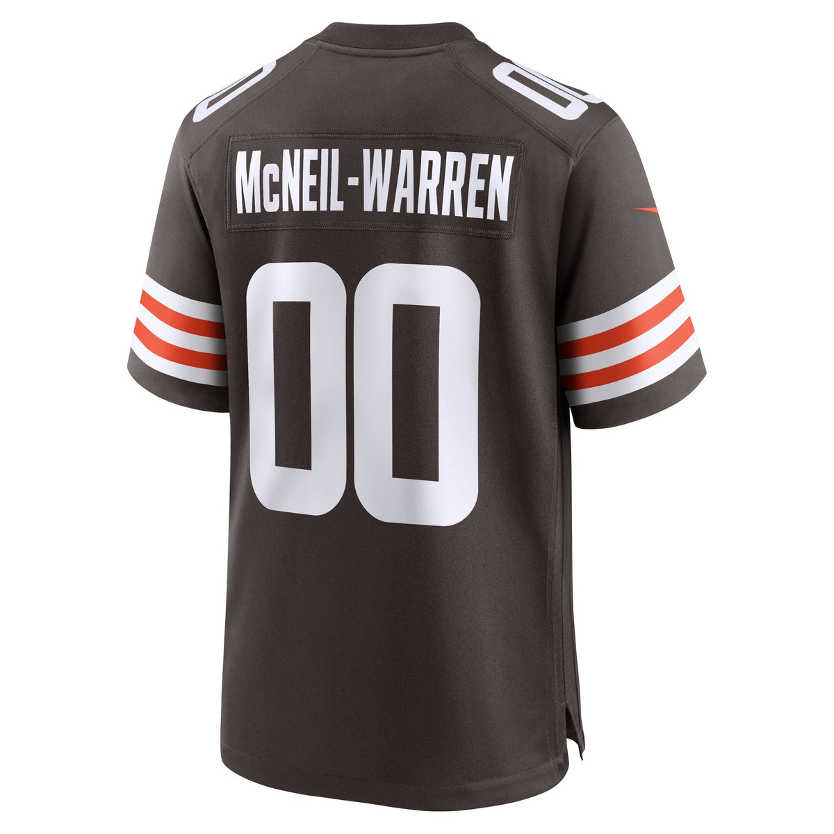 Cleveland Browns Emmanuel McNeil-Warren Brown Game Football Jersey