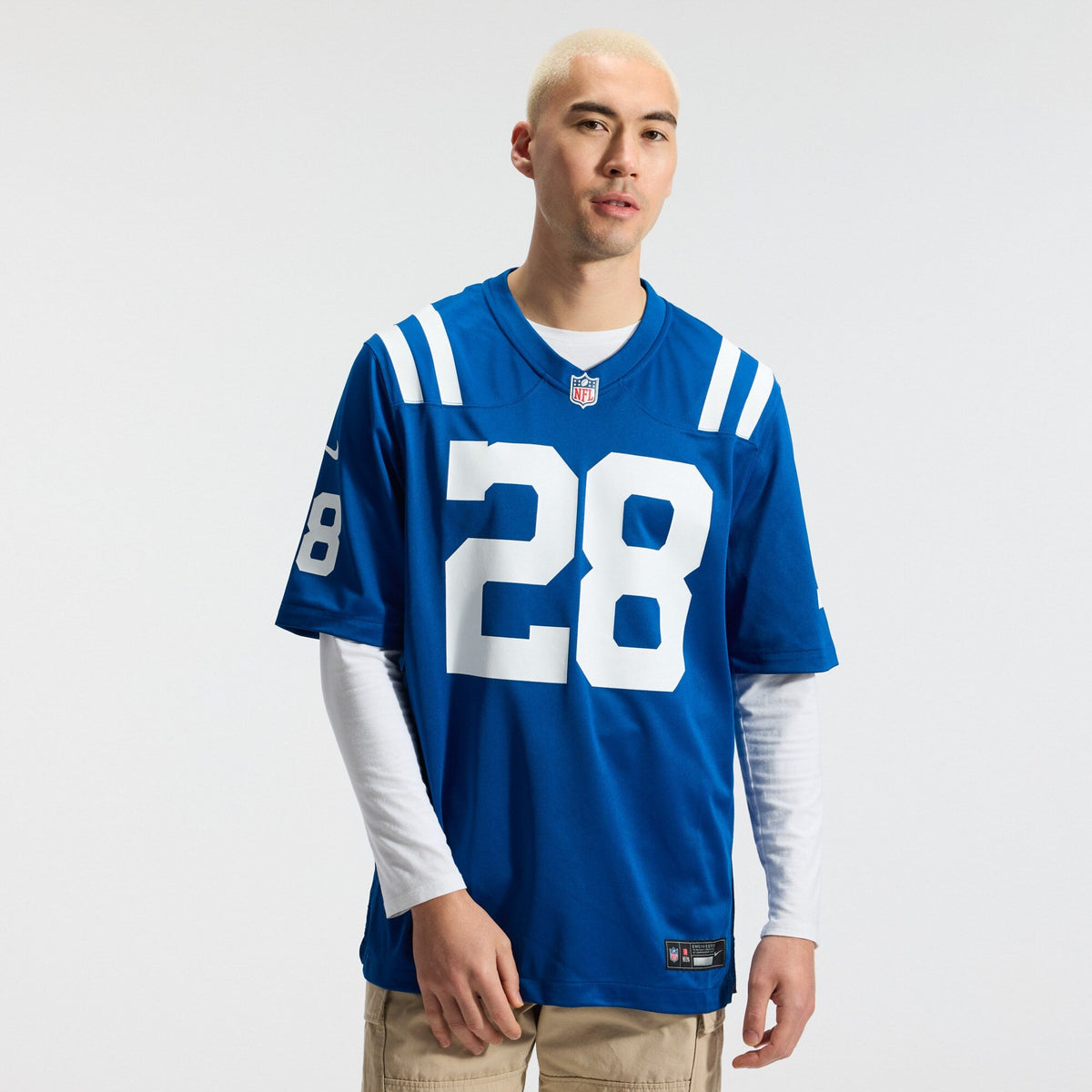 Indianapolis Colts Jonathan Taylor Royal Player Game Football Jersey