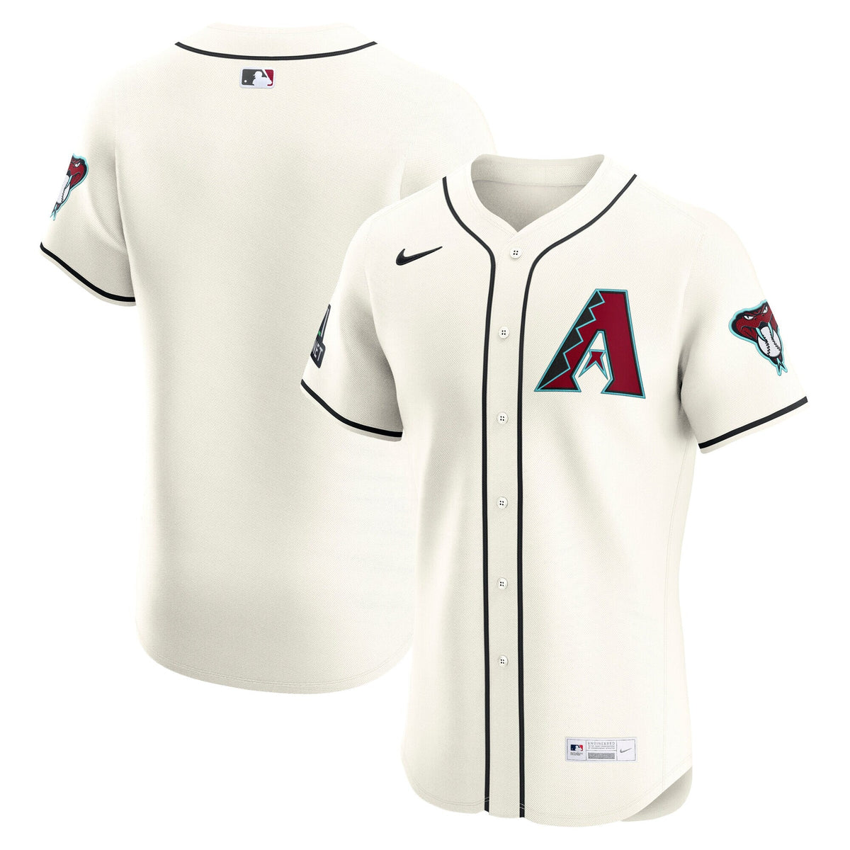 Arizona Diamondbacks Cream Home Elite Baseball Jersey