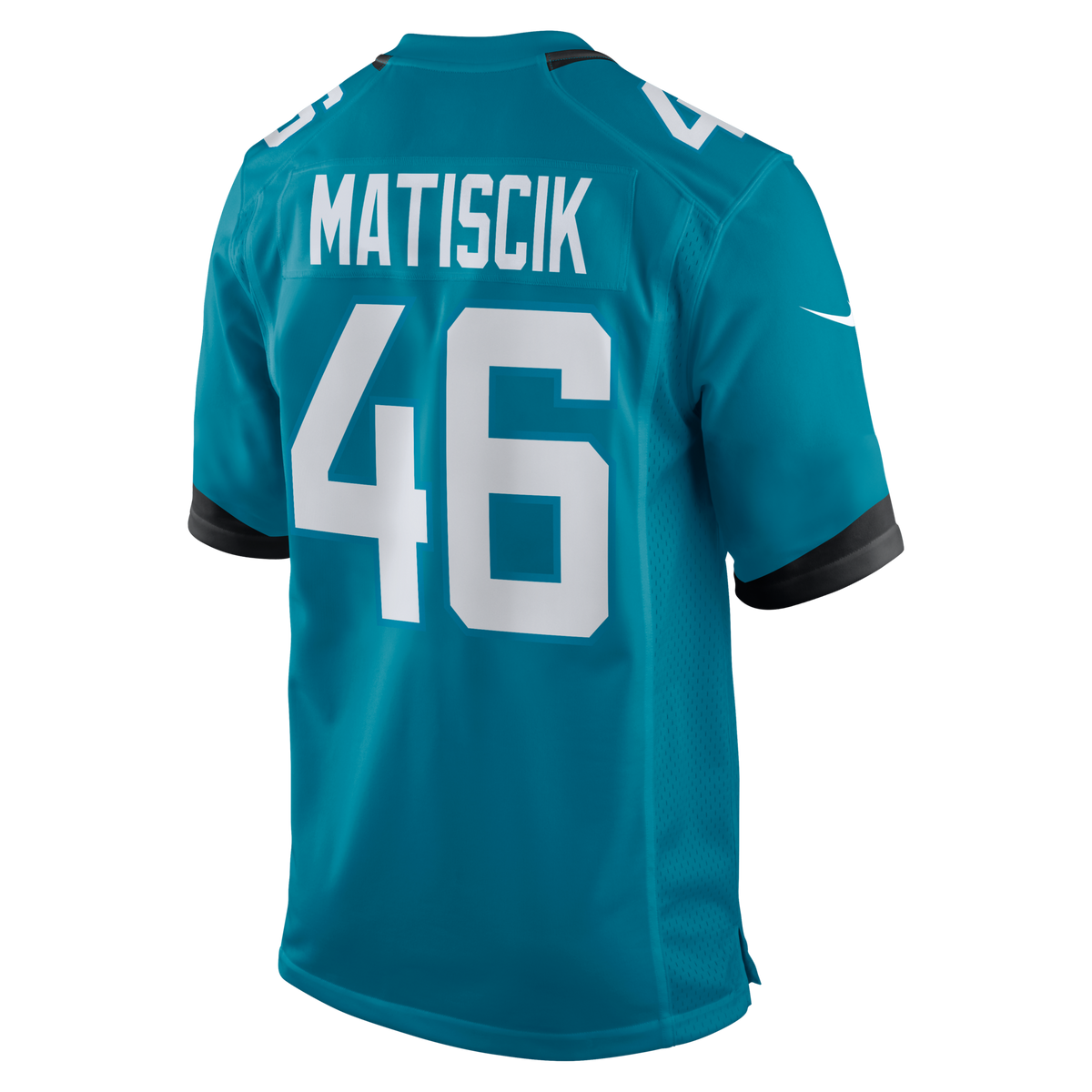 Jacksonville Jaguars Ross Matiscik Teal Game Football Jersey