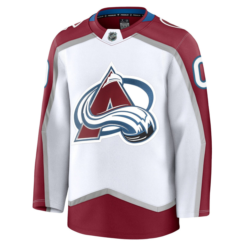 Colorado Avalanche White Away Premium Custom Jersey